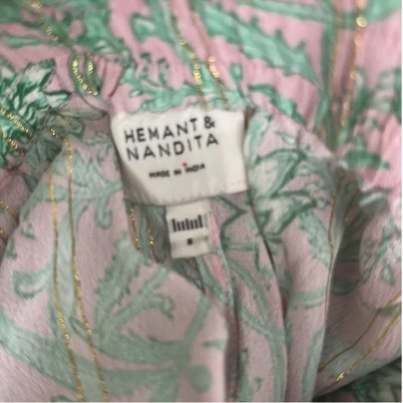 HEMANT & NANDITA Green Jogger Pants S - Picture 10 of 10